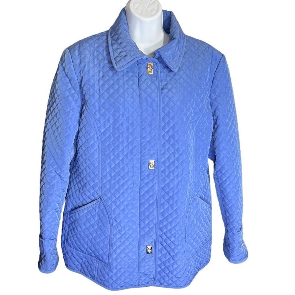 Women’s Mackintosh Quilted Jacket. Light Blue size Large Lined